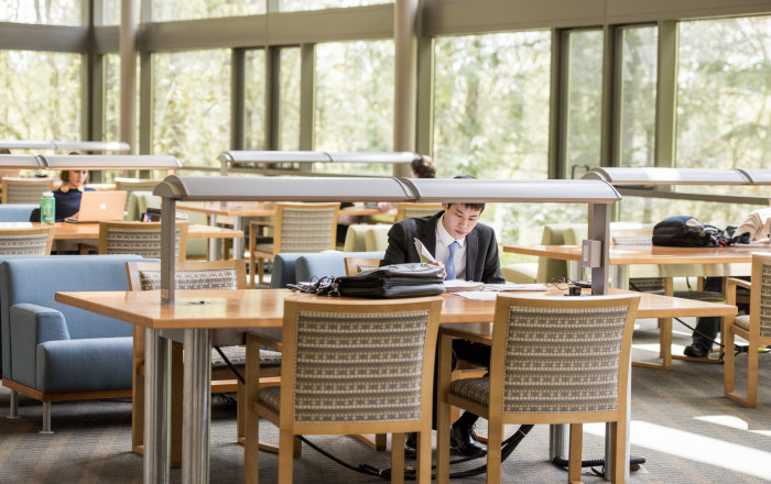 Wood Hall second floor study area. In addition, Wood Hall houses the student computer lab which serves both PC and MAC users, offices for...