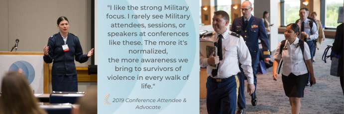 Conference Attendee quote: "I like the strong Military focus. I rarely see Military attendee...