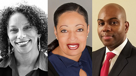 Judge Ulanda Watkins '96 (Clackamas County), Judge Ray Crutchley '99 (Deschutes County), and Judge Patricia McGuire '95 (Multno...