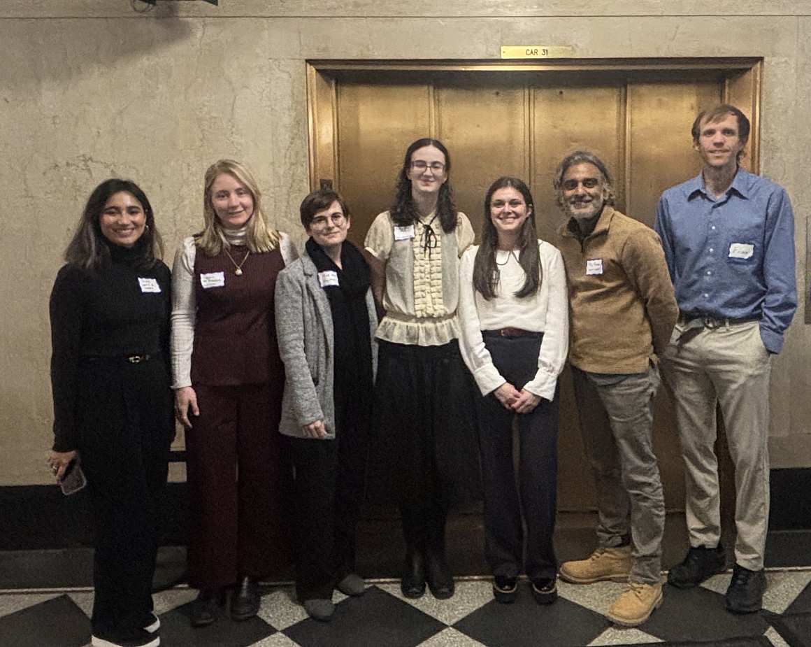 Lewis & Clark animal law JD students and faculty (from left to right), Professor Hira Jaleel, Frannie von Friedeburg, Nicole Wood, Ma...