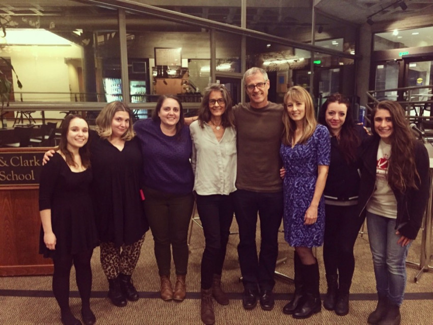 SALDF students with Naomi Call, Gene Baur, and Shauna Sherick,