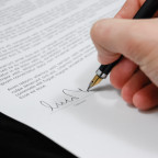 Writing with pen