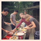 Beatles themed potluck from last summer.