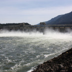 Bonneville Dam spillway-photo by Walter Siegmund
