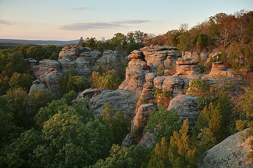 Garden of the Gods in Shawnee National Forest
