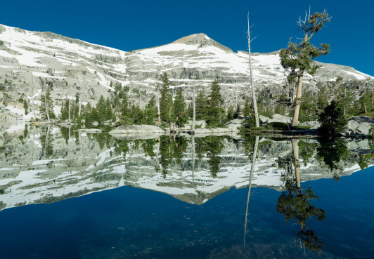 Ropi Lake, in Desolation Wilderness. Sangye backpacked through Desolation Wilderness over 4th of July weekend.