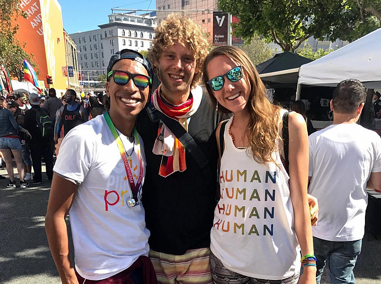 Sangye Ince-Johannsen (center) is our first summer clerk to work at our San Francisco office as part of Earthrise's Tomorrow's Advocates ...