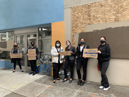 Clinic students support Black Lives Matter.