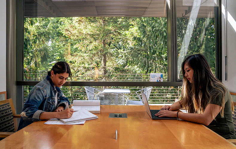 Wood Hall provides excellent study spots.