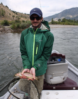 Parks Gilbert, LLM '13, fishing on the Yellowstone River near Livingston, MT