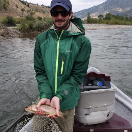 Parks Gilbert, LLM '13, fishing on the Yellowstone River near Livingston, MT